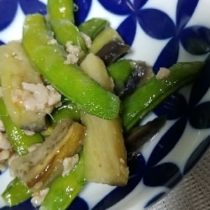 レンジで作る！色が綺麗な茄子とインゲンの煮浸し